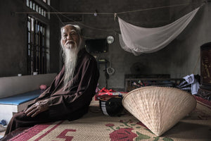 The home of 90-year-old Chu Van Them