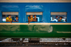 Yangon by the circular train