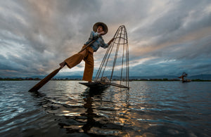 Balancing fishermen of Inle lake